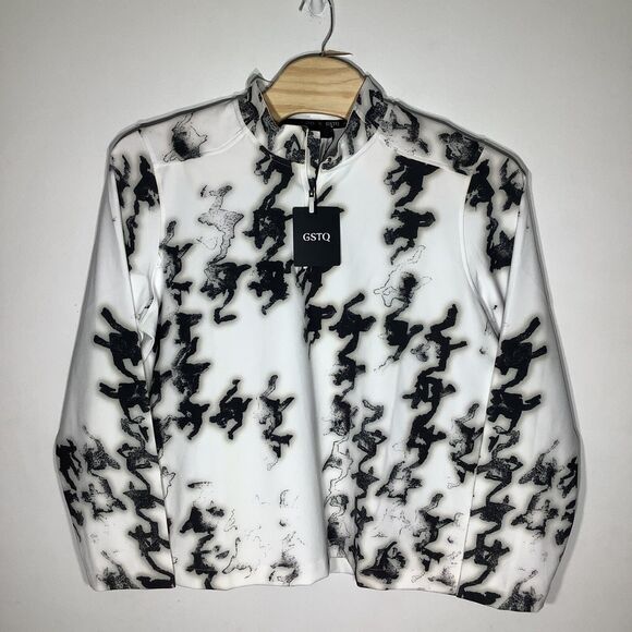 GSTQ Mens Long Sleeve 1/4 Zip Pullover Size XXL NWT - Picture 2 of 8